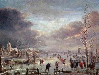 Landscape in Winter by Aert van der Neer